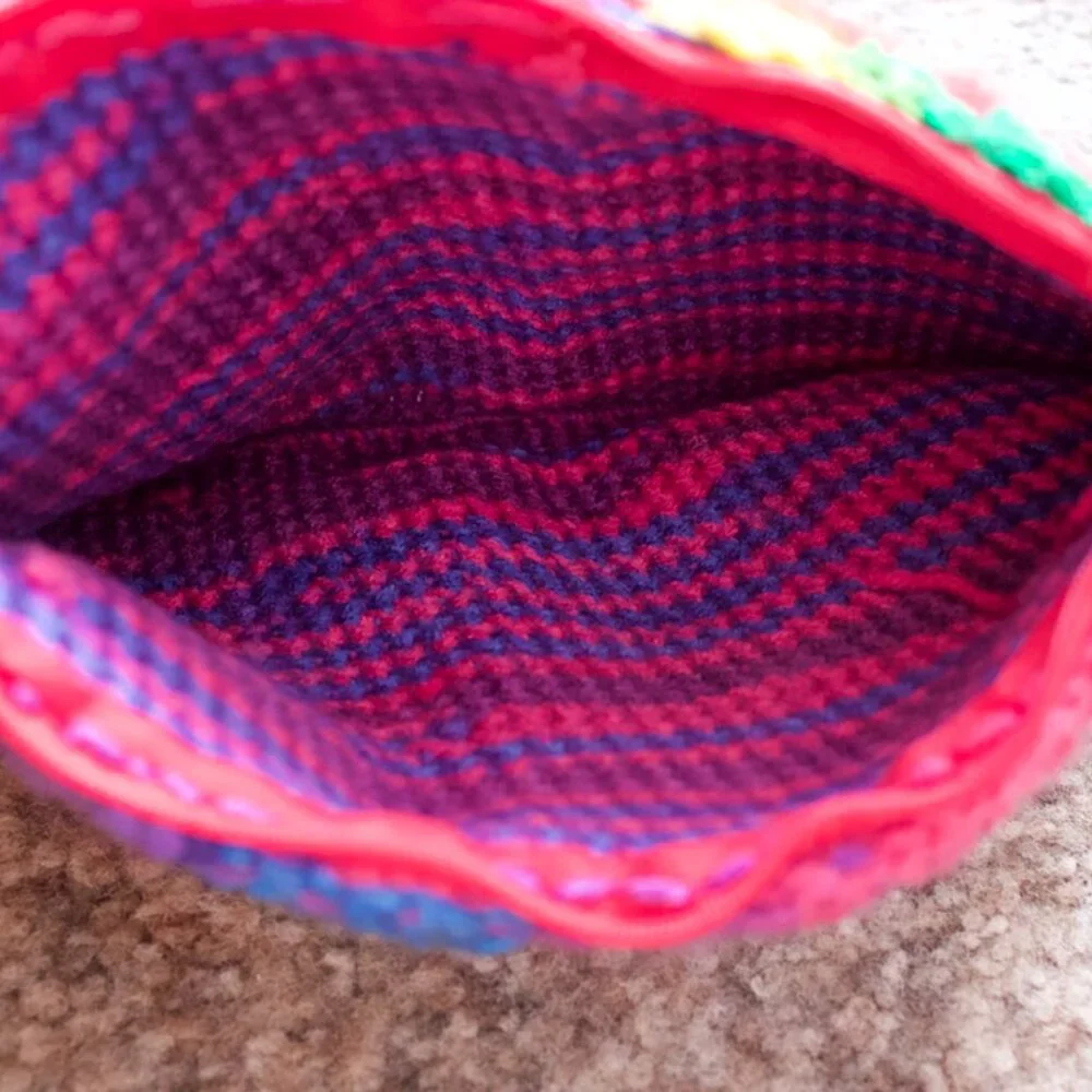 Pride Crocheted Pencil Case Zipper Pouch